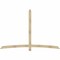 Ekena Millwork Bellingham Rough Sawn Timber Gable Bracket, Douglas Fir, 96"W x 64"H x 2"D x 4"F, 16/12 Pitch GBW096X64X0204BEL00RDF - alternate 1
